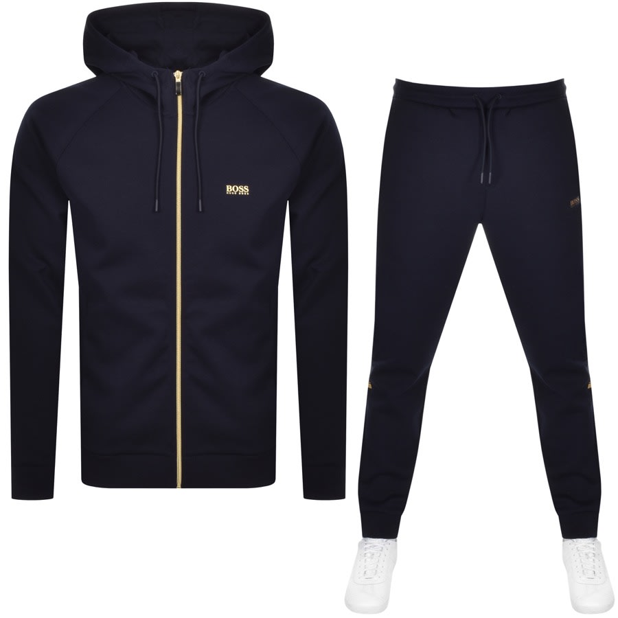 Alternative Image for ProductBOSS Saggy Full Zip Tracksuit Navy1